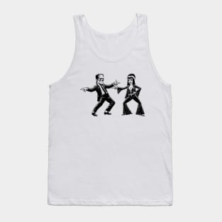 Pulp Frankenstein Halloween Tank Top